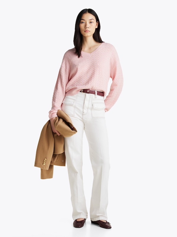 TOMMY HILFIGER TOMMY HILFIGER Pullover in Hellpink Fabrikverkauf