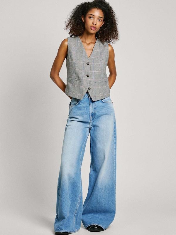 Pepe Jeans Pepe Jeans Anzugweste 'Florina' in Weiß Valentinstagsangebot