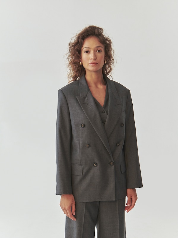TATUUM TATUUM Blazer 'Erme' in Graumeliert Lagerräumung