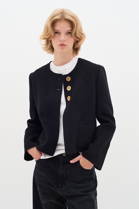 InWear InWear Blazer 'JennieI' in Schwarz Heißer Verkauf
