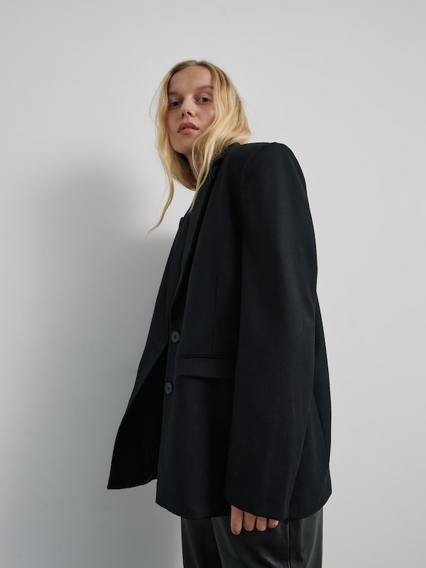 ABOUT YOU x Marie von Behrens ABOUT YOU x Marie von Behrens Blazer 'Caya' in Schwarz Exklusive Angebote