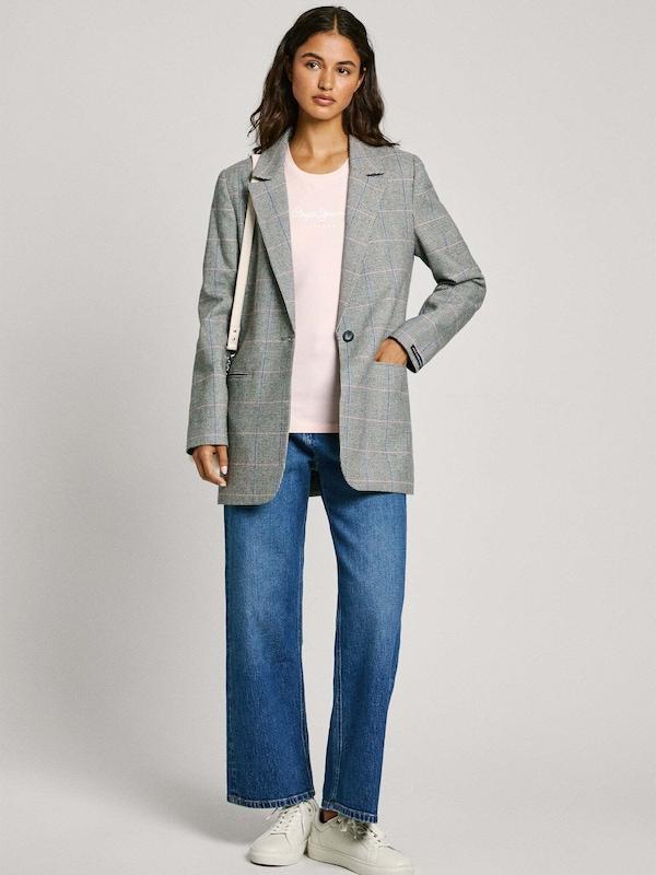 Pepe Jeans Pepe Jeans Blazer 'Flavia' in Anthrazit Blitzangebot