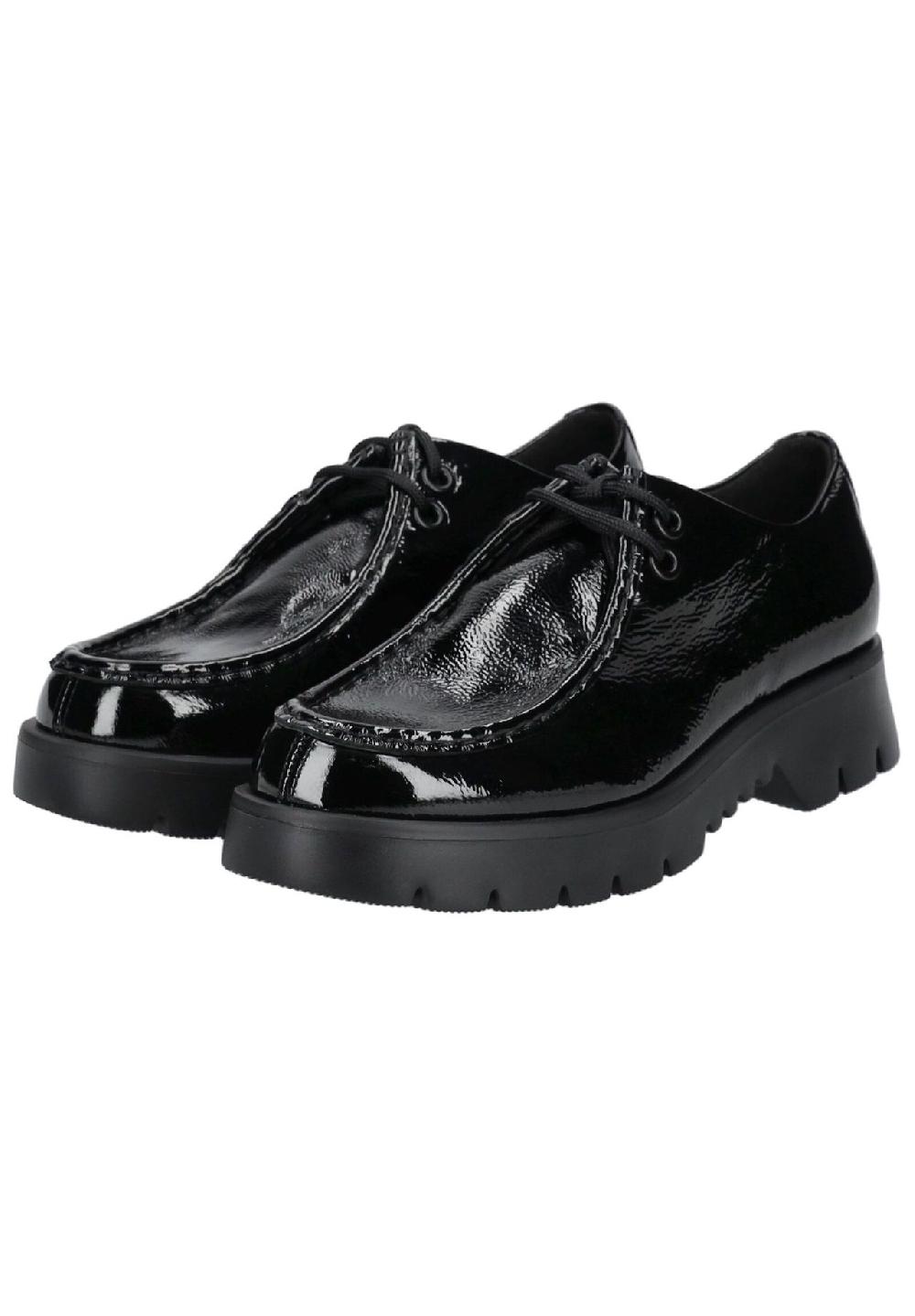 hōgl Loafer Blockabsatz Lackoptik für Damen Neueste Mode