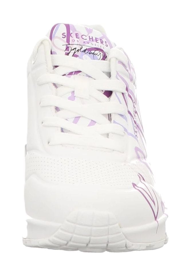 SKECHERS® Uno Sneaker "Spread The Love" Kunstleder für Damen Blitzverkäufe