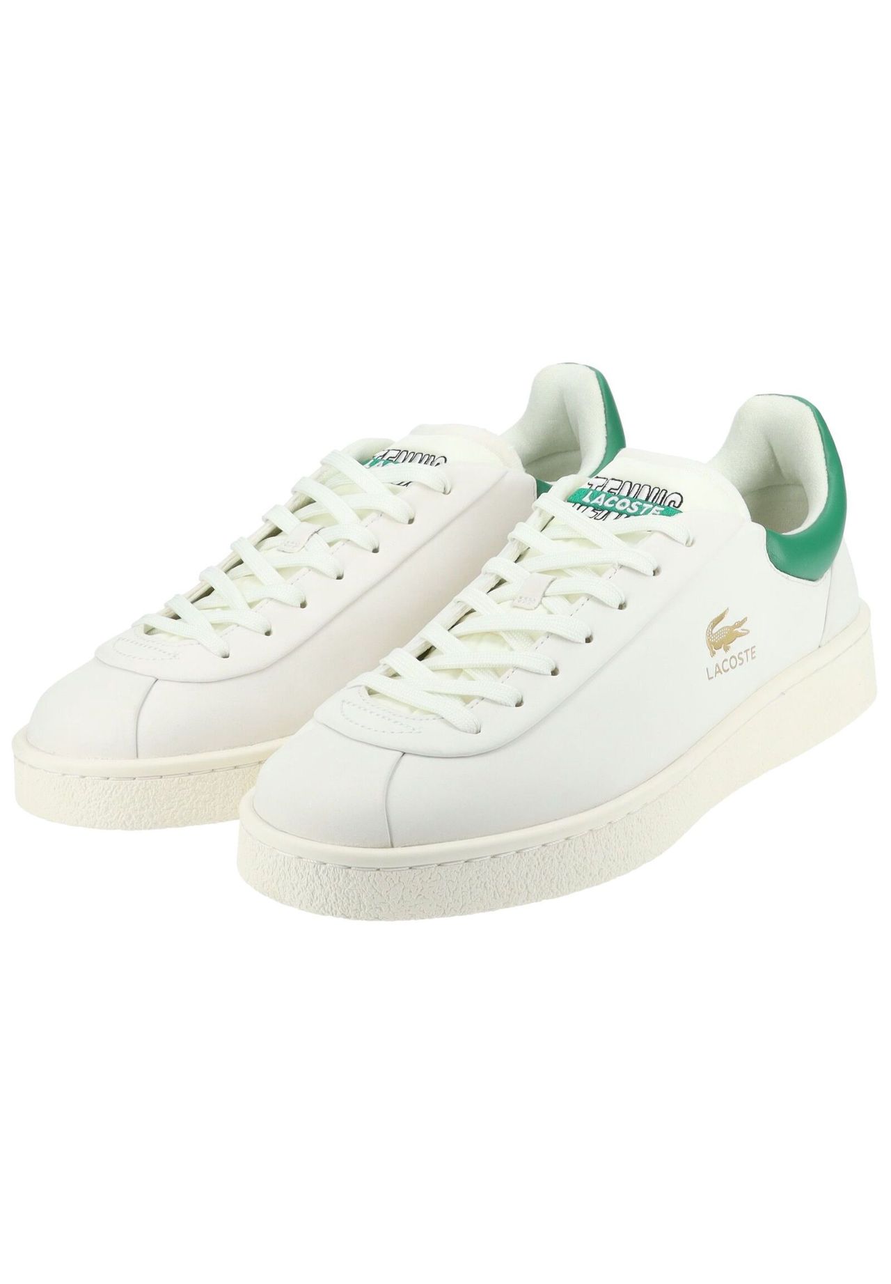 LACOSTE Nubukleder/Textil Sneaker Im Verkauf