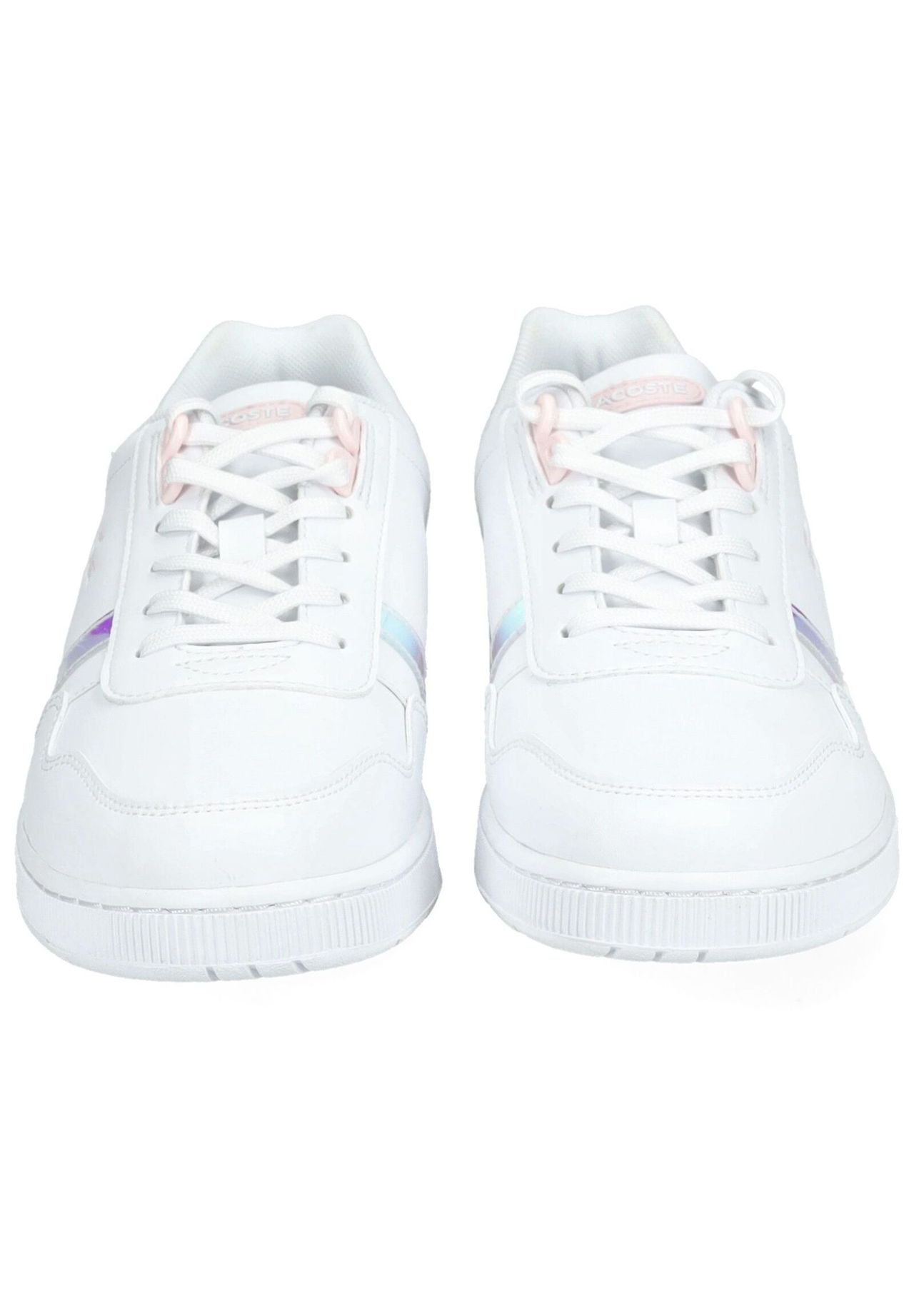 LACOSTE Lederimitat Sneaker Auslauf