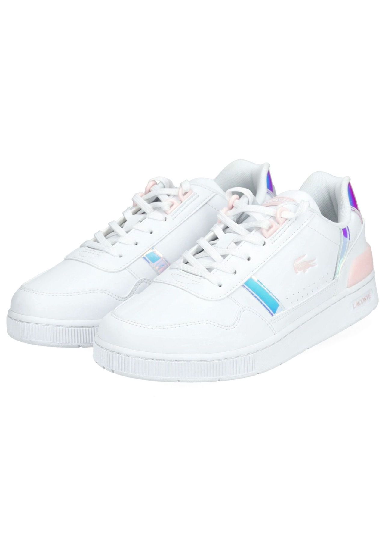 LACOSTE Lederimitat Sneaker Auslauf
