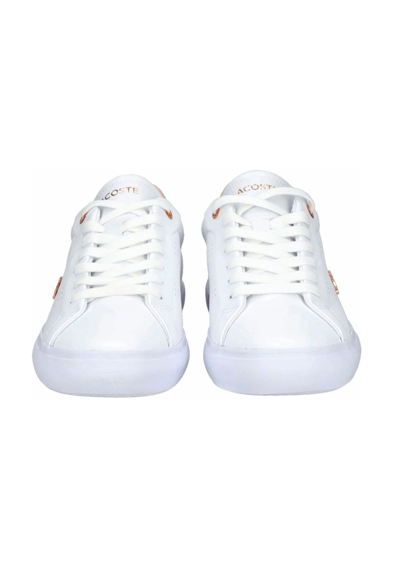 LACOSTE Sneaker Leder Logo-Emblem für Damen Verkauf