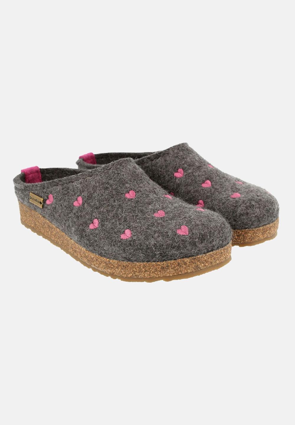 HAFLINGER Clogs Grizzly Cuoricini Exklusivangebot