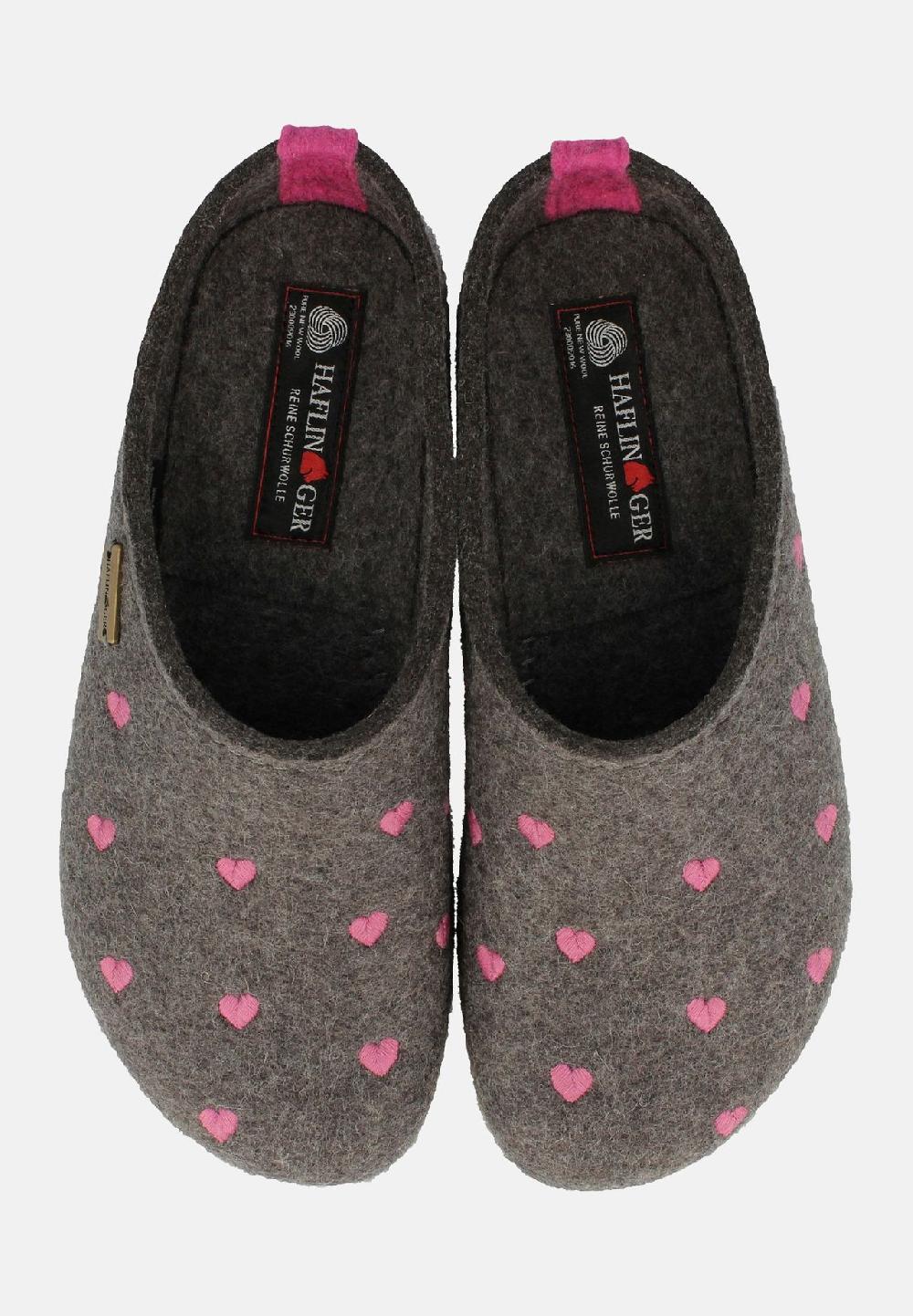 HAFLINGER Clogs Grizzly Cuoricini Exklusivangebot