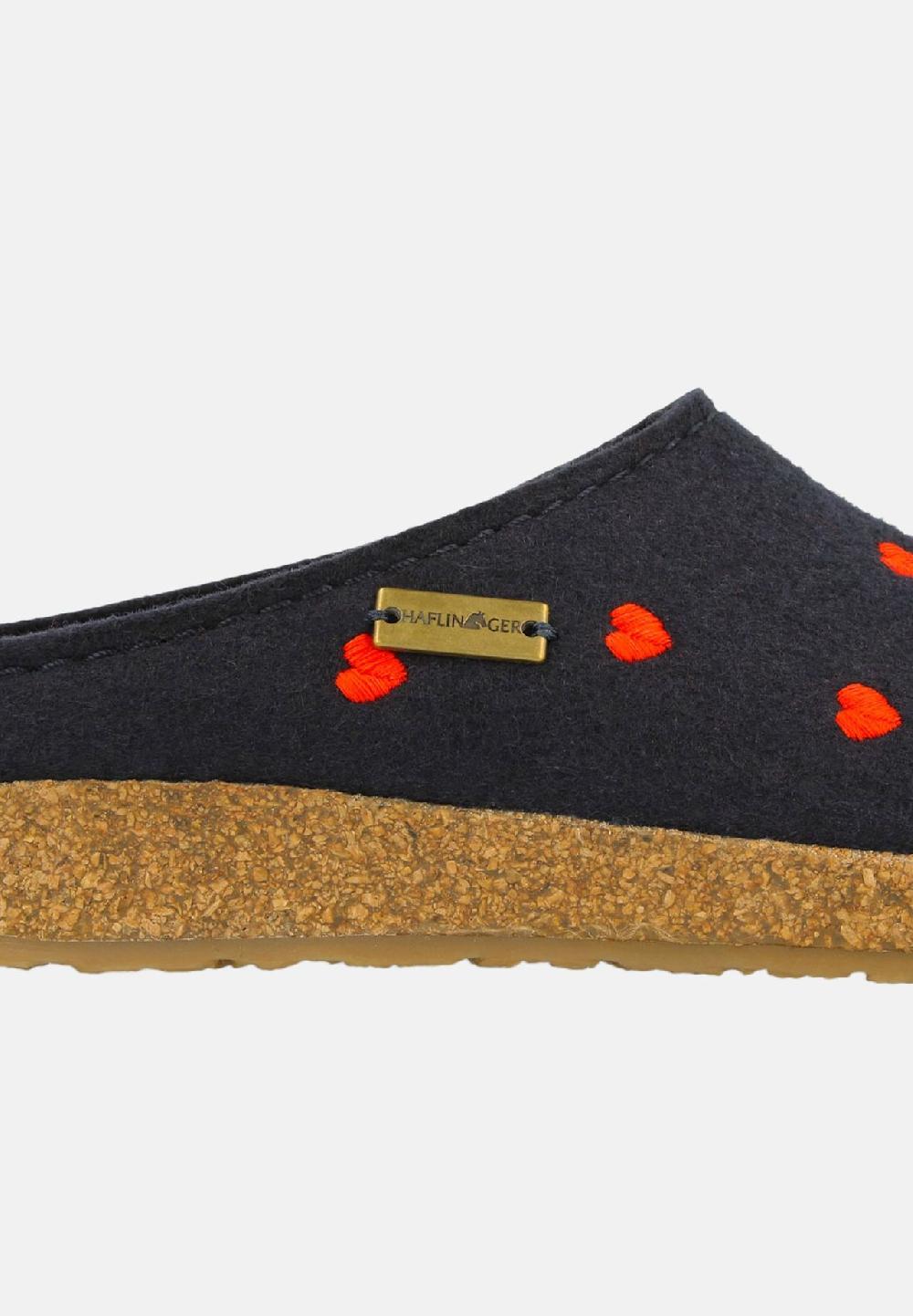 HAFLINGER Clogs Grizzly Cuoricini Preisnachlass