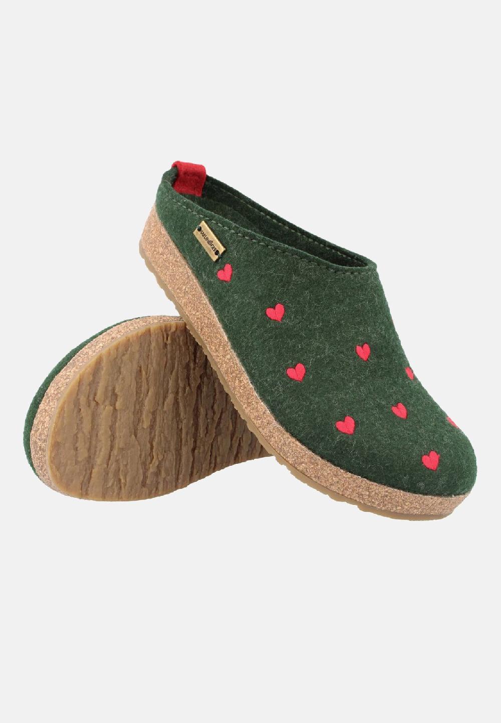 HAFLINGER Clogs Grizzly Cuoricini Saisonschlussverkauf