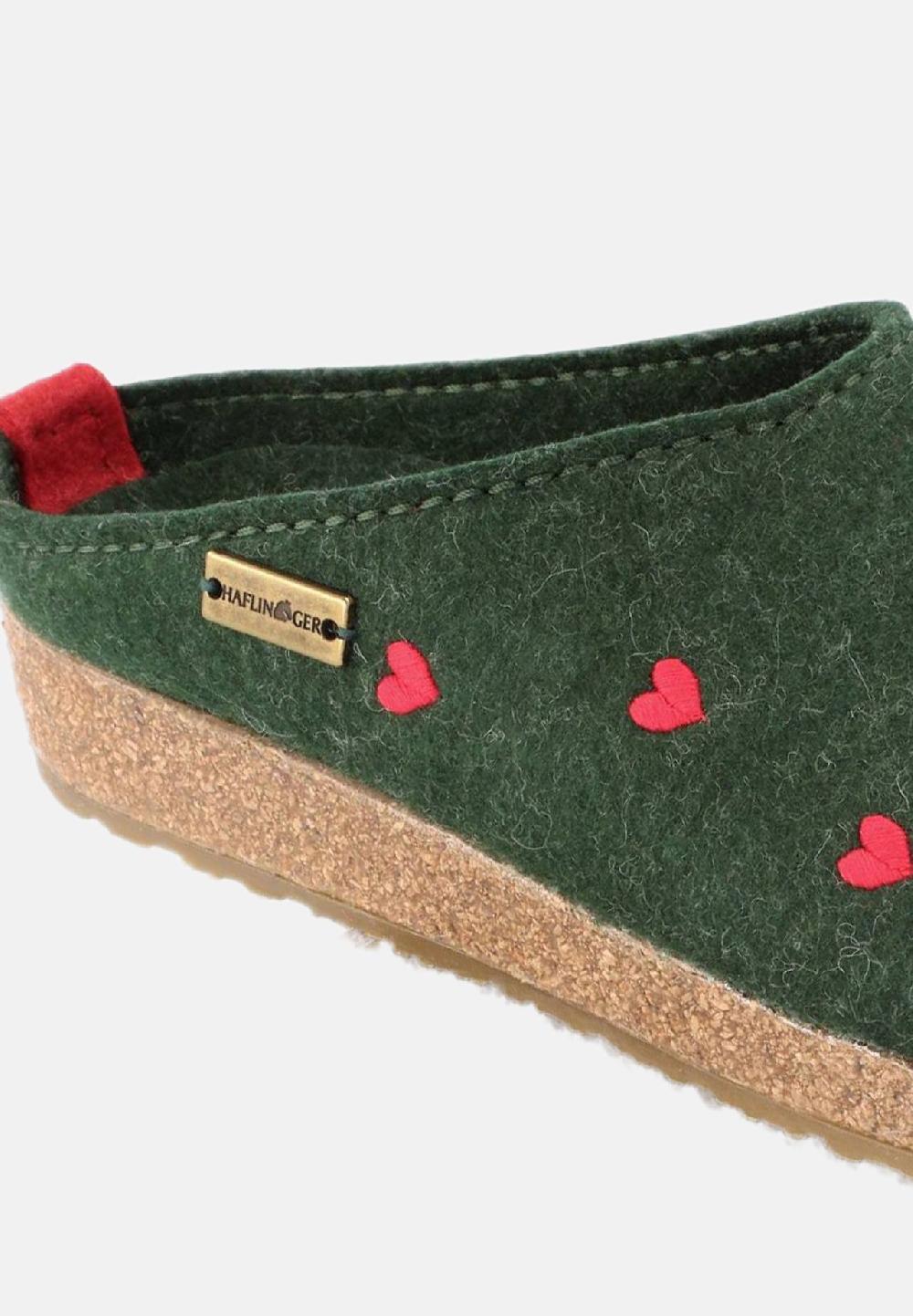 HAFLINGER Clogs Grizzly Cuoricini Saisonschlussverkauf