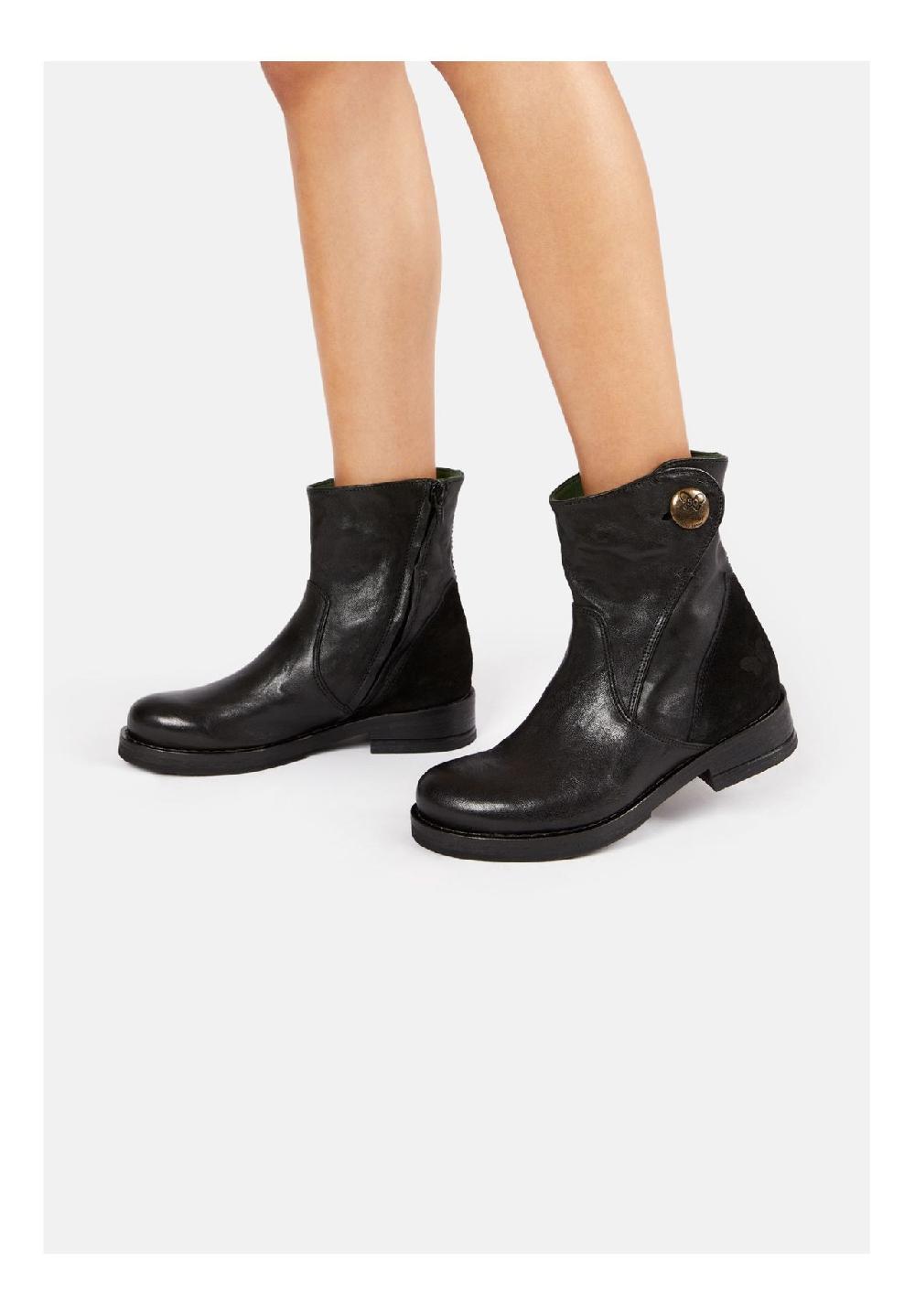 Felmini Leder Stiefelette Im Verkauf