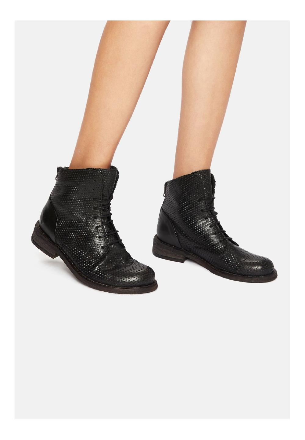 Felmini Leder Stiefelette Schlussverkauf