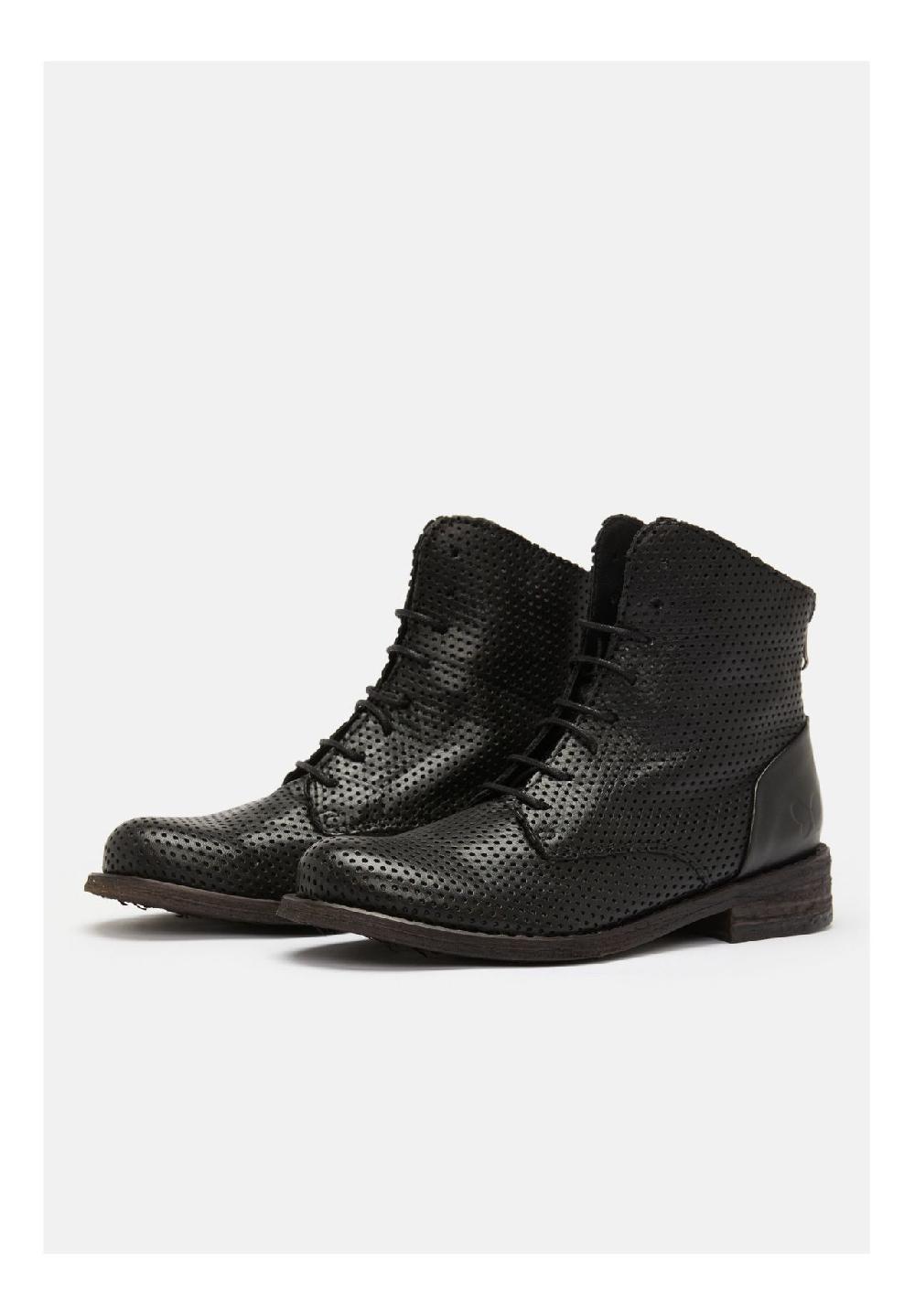 Felmini Leder Stiefelette Schlussverkauf