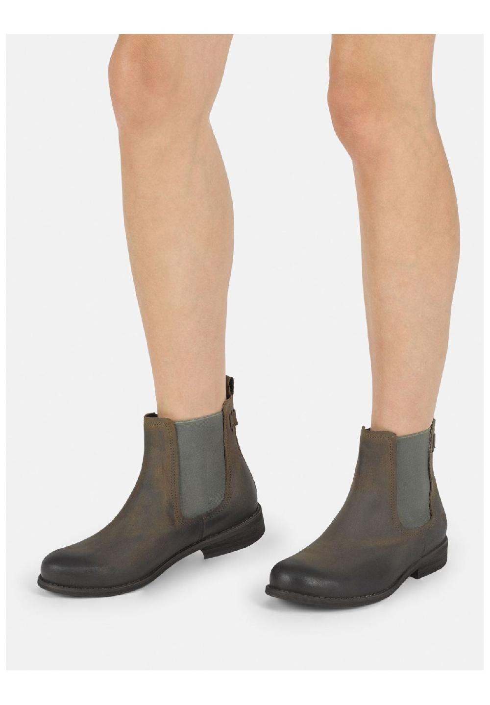 Felmini Veloursleder/Textil Stiefelette Meist gekauft