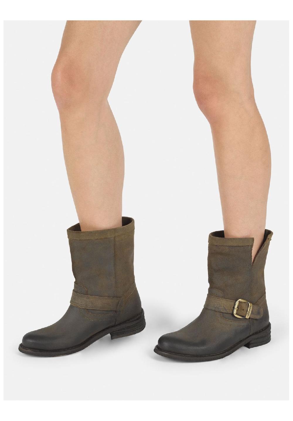 Felmini Leder Stiefelette Blitzverkäufe