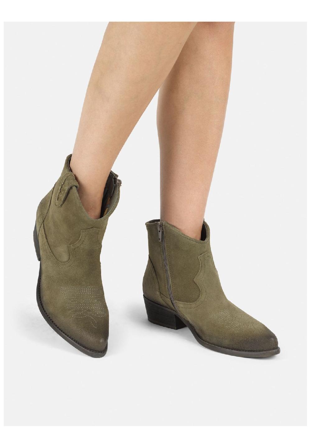 Felmini Veloursleder Stiefelette Fabrikpreis