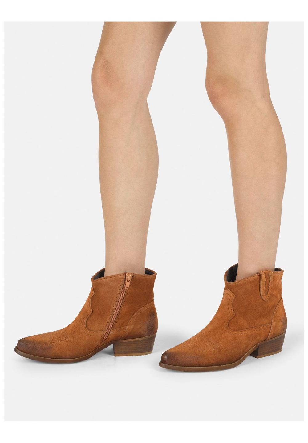 Felmini Veloursleder Stiefelette Sonderangebot