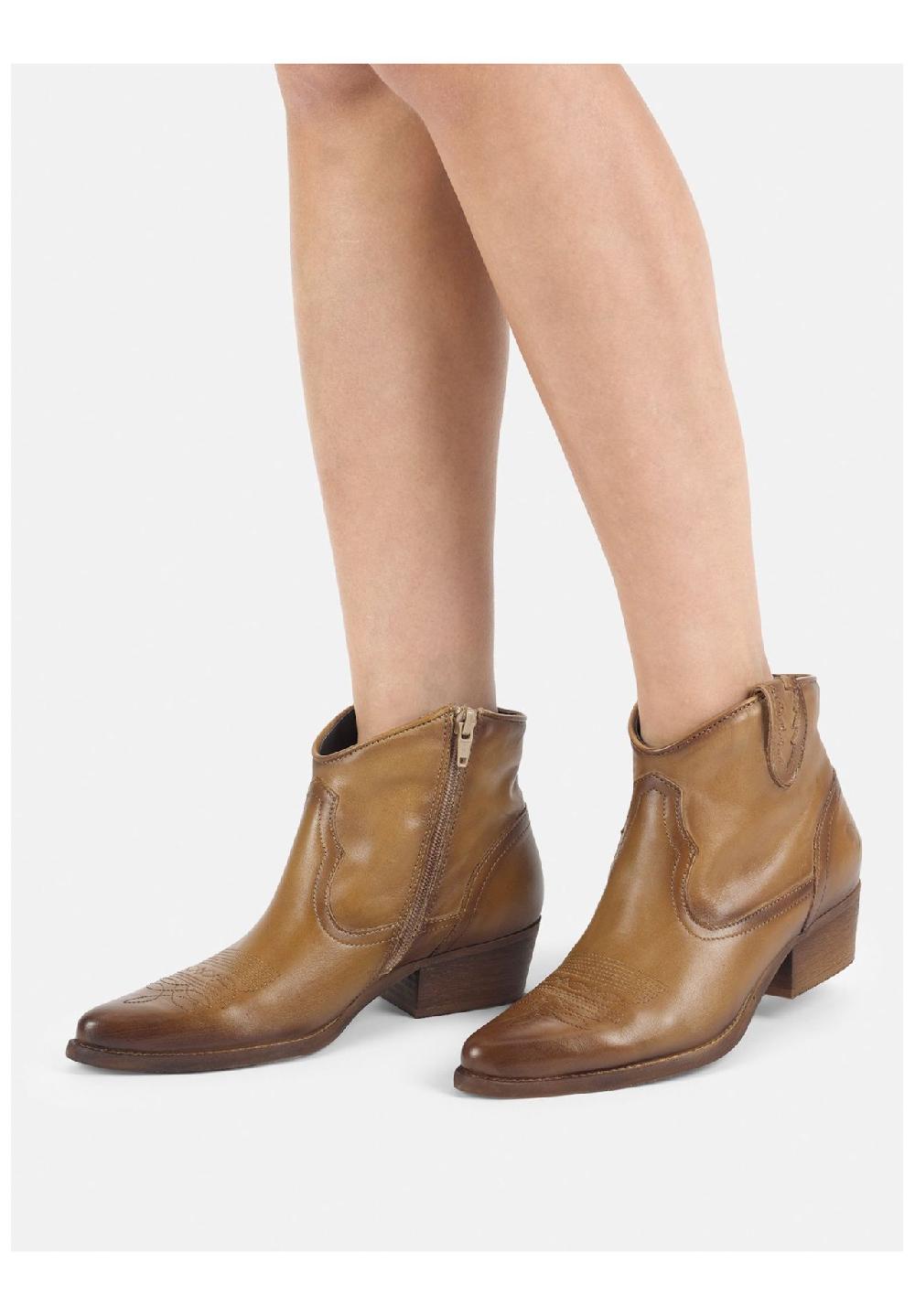 Felmini Leder Stiefelette Preisnachlass