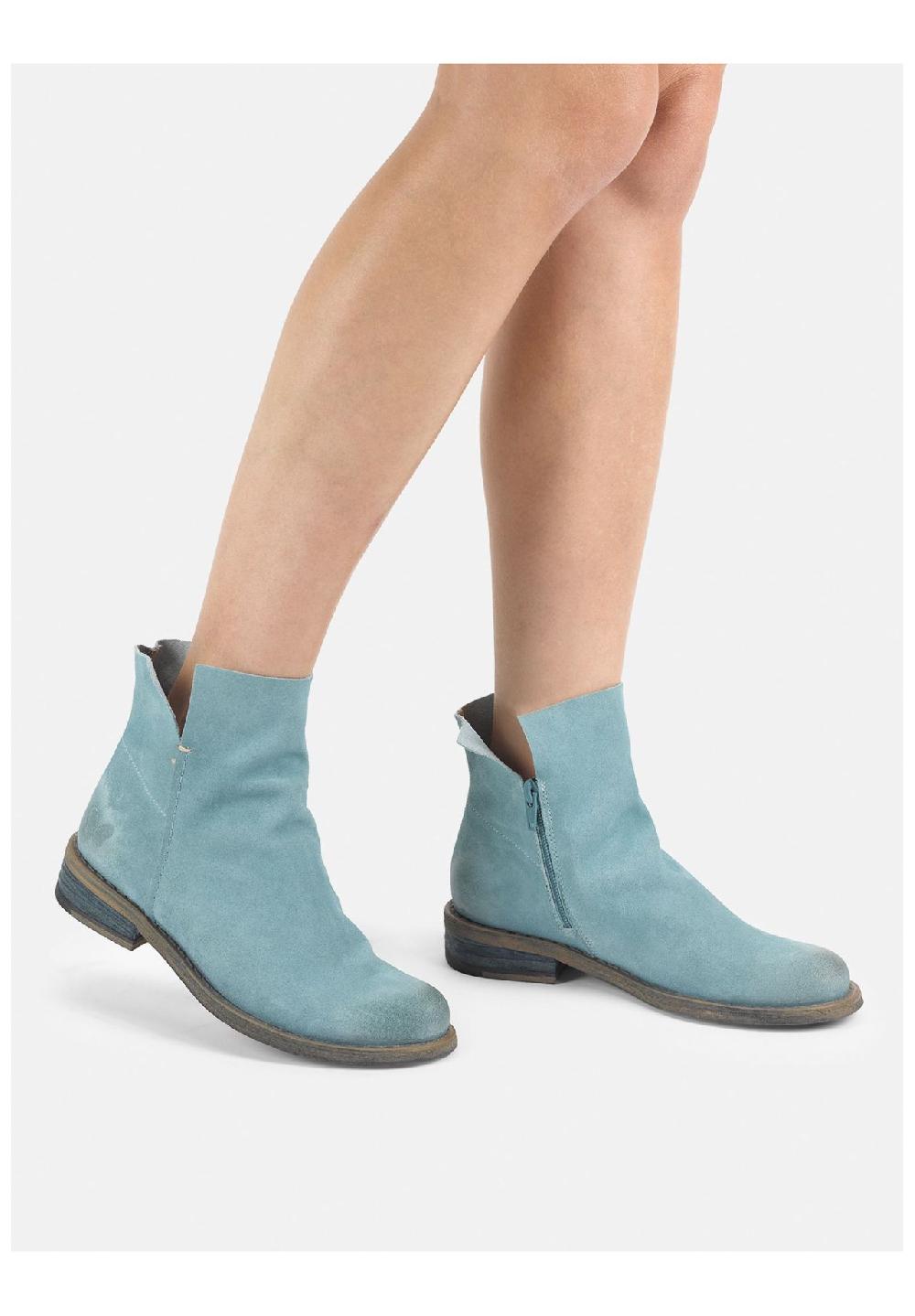 Felmini Veloursleder Stiefelette Osterangebot
