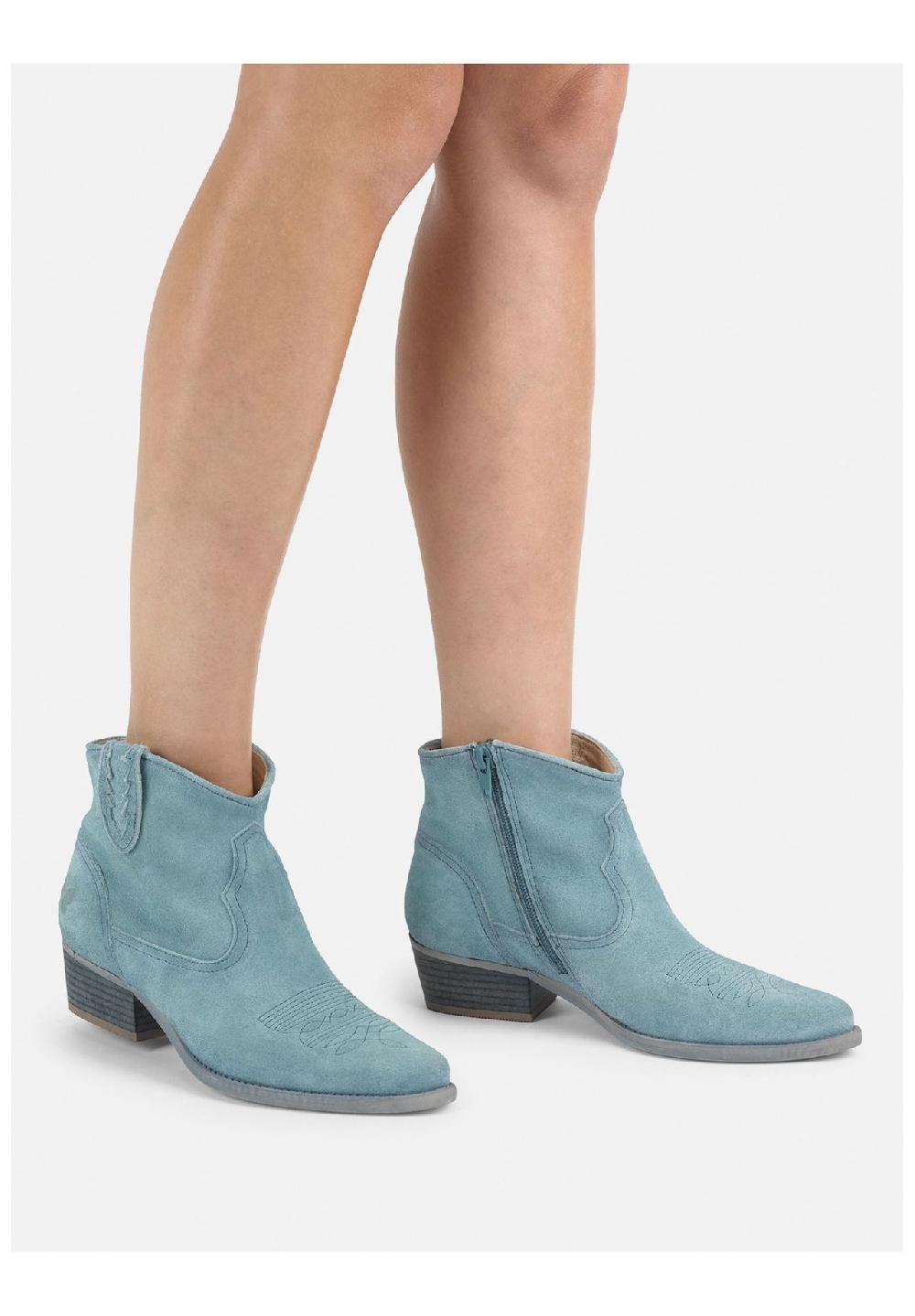 Felmini Veloursleder Stiefelette Muttertagsangebot