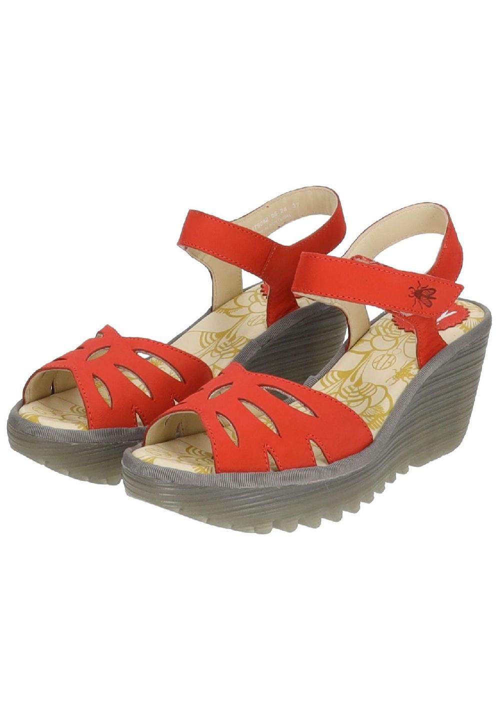 Fly London Leder Sandalen 50% Rabatt mit kostenlosem Versand