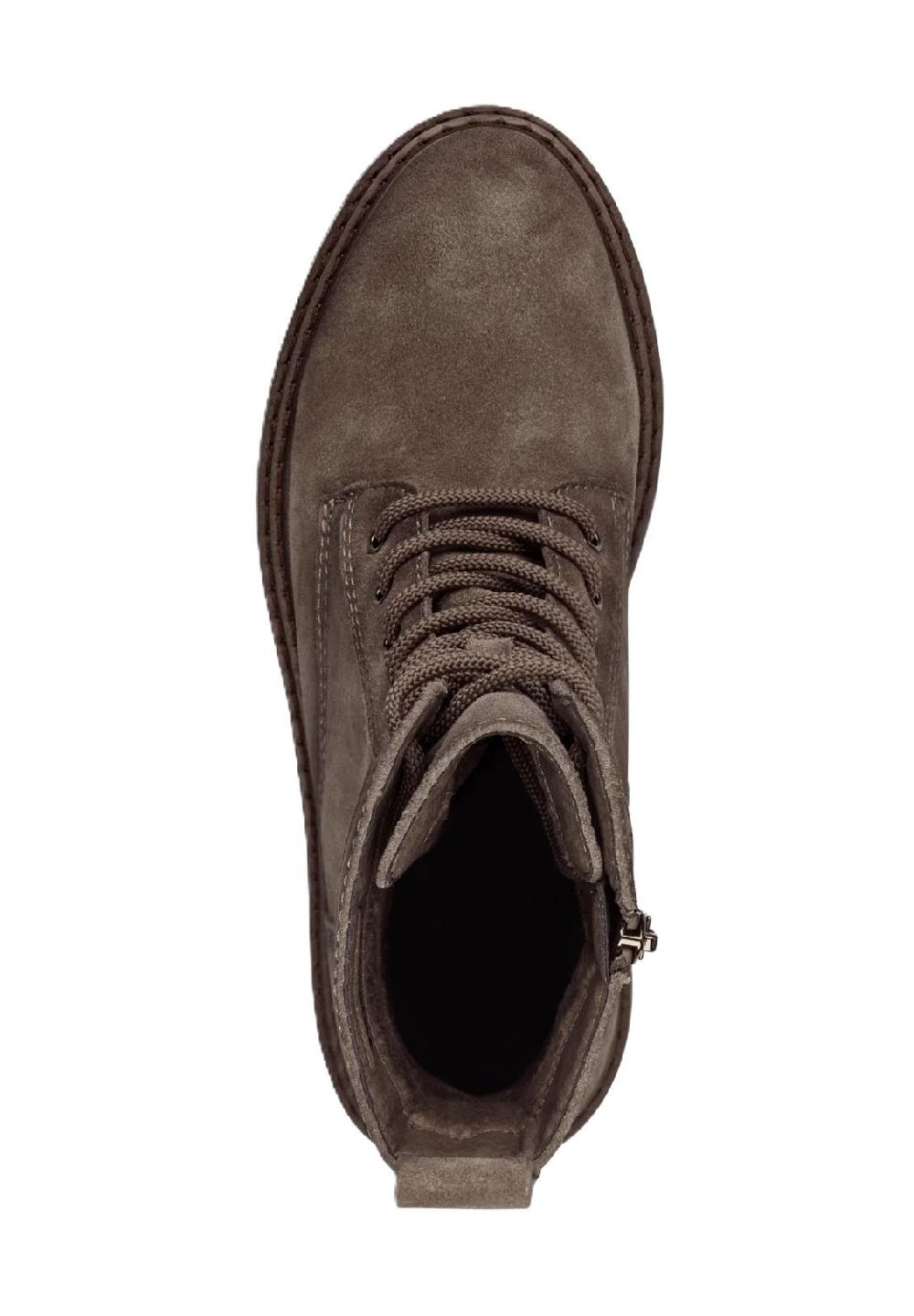 Tamaris Schnürstiefeletten Leder Zuglasche für Damen Auslauf