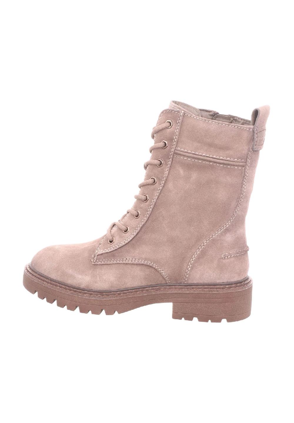Tamaris Schnürstiefeletten Leder Zuglasche für Damen Auslauf