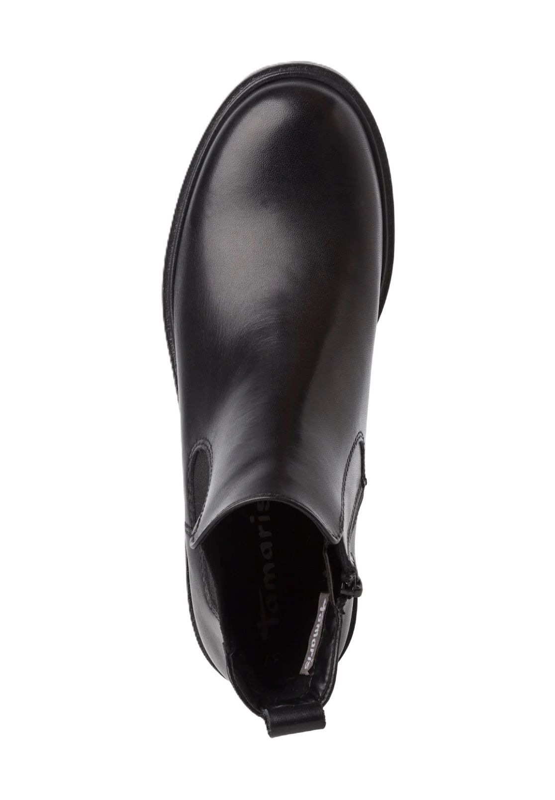 Tamaris Chelsea Boots Leder Zuglasche für Damen Hotsell