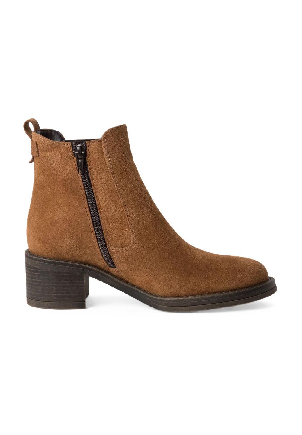 Tamaris Chelsea Boots Blockabsatz Zuglasche für Damen im Angebot