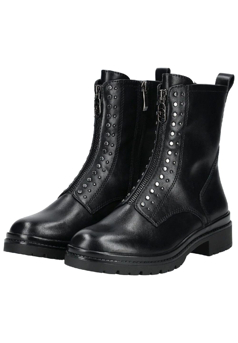 Tamaris Lederimitat Stiefelette Schlussverkauf