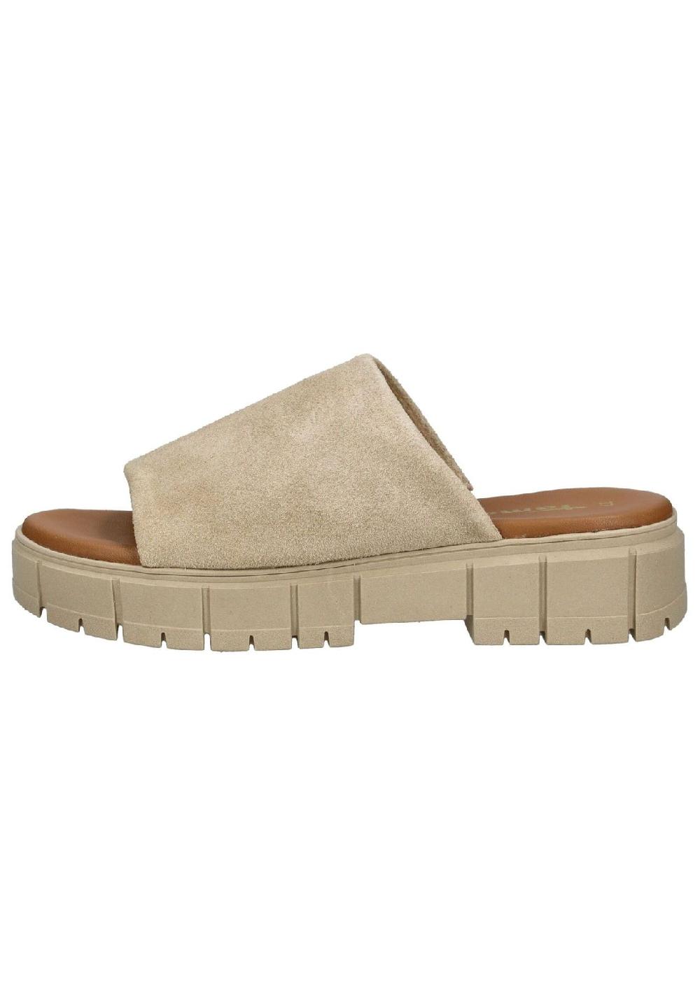 Tamaris Veloursleder Pantoletten Fabrikpreis
