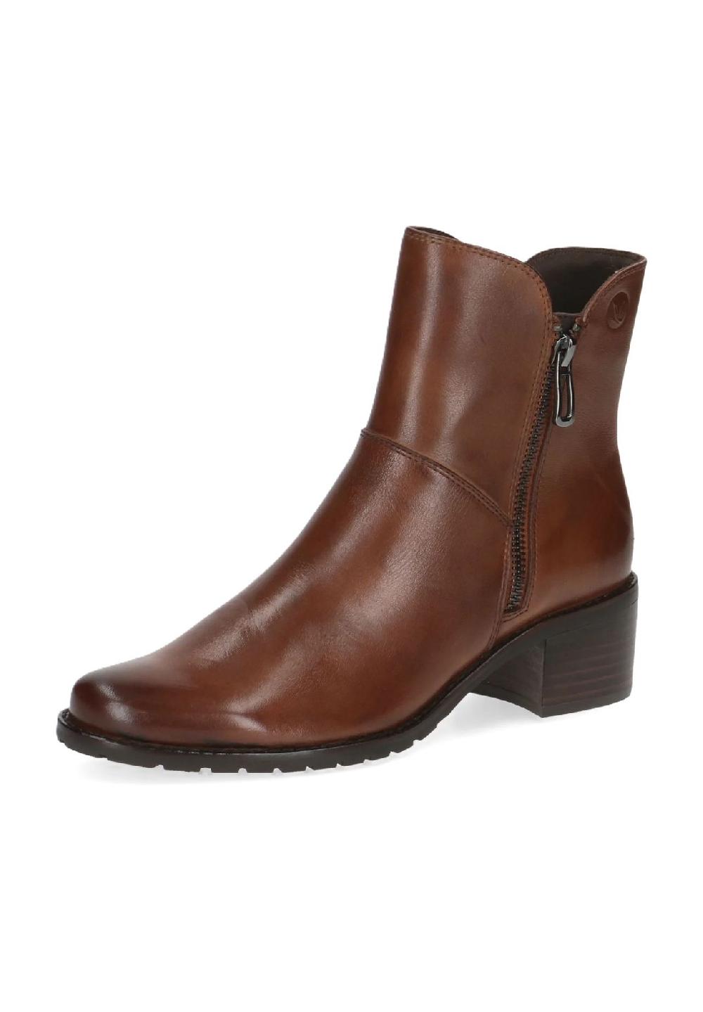 Caprice Stiefeletten Leder Blockabsatz für Damen Vatertagsangebot