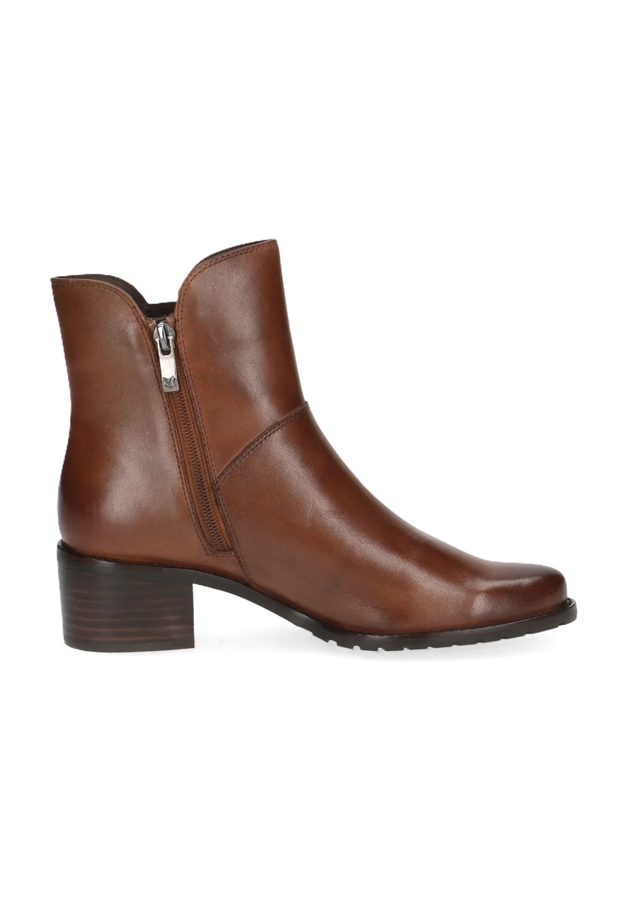 Caprice Stiefeletten Leder Blockabsatz für Damen Vatertagsangebot