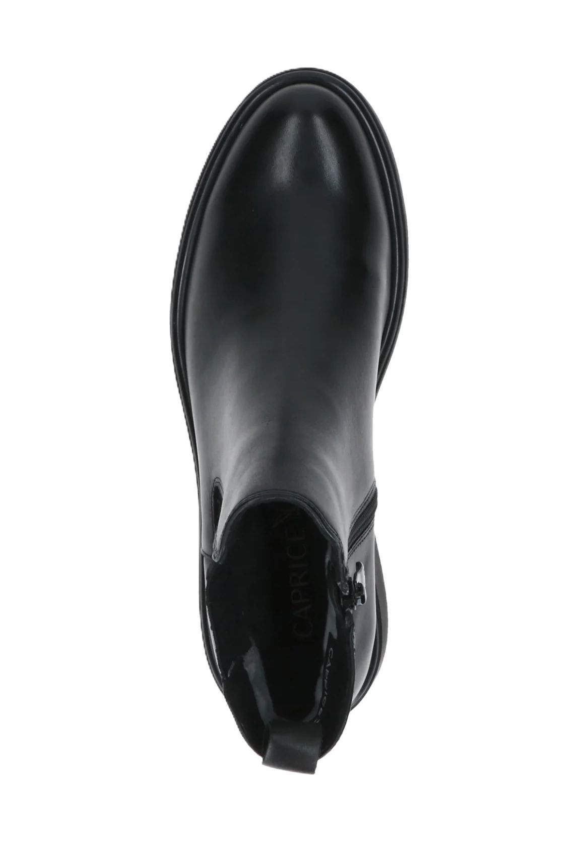 Caprice Chelsea Boots Leder Blockabsatz für Damen Rabatt