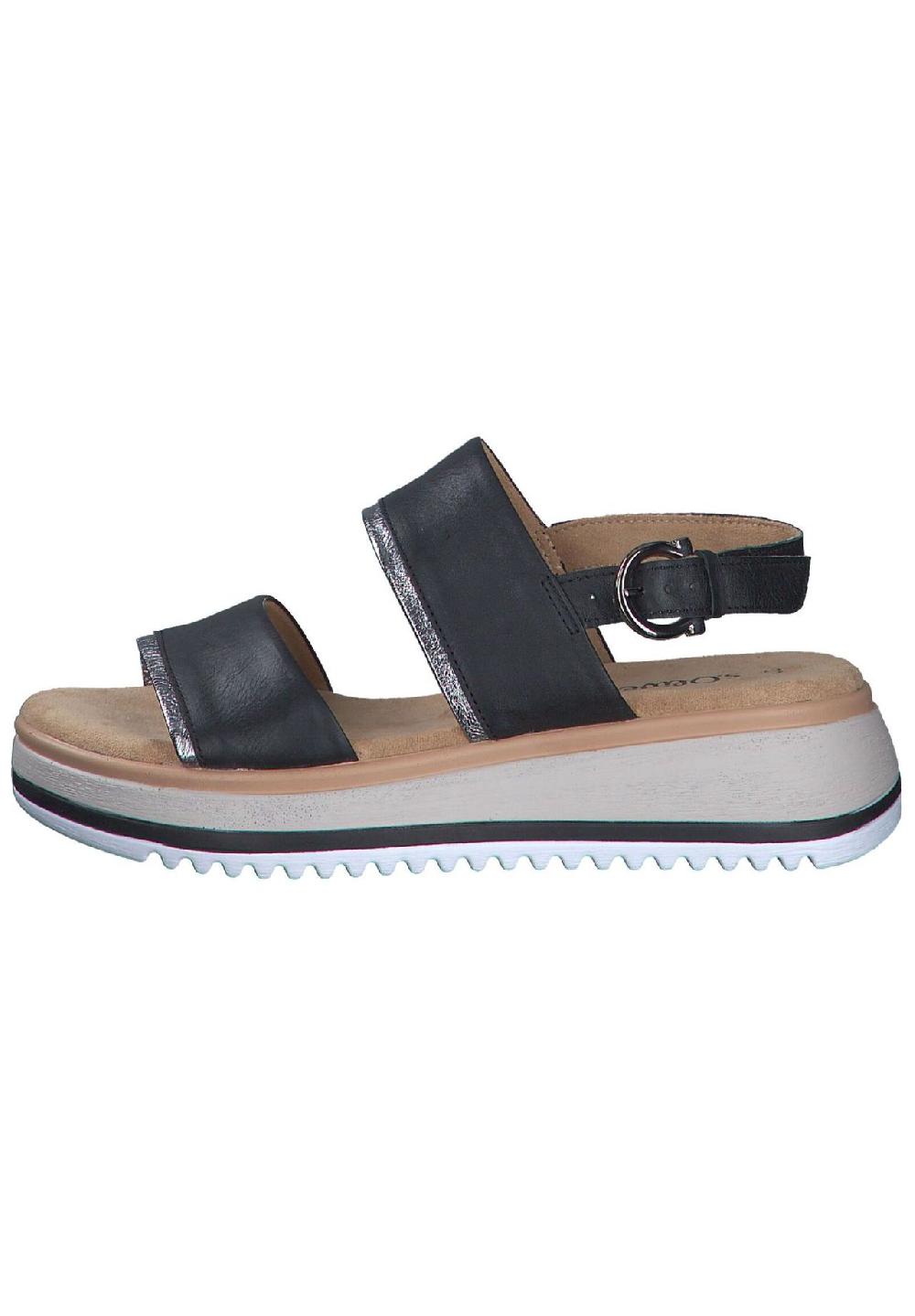 s.Oliver Leder Sandalen Kostenlose Rückgabe