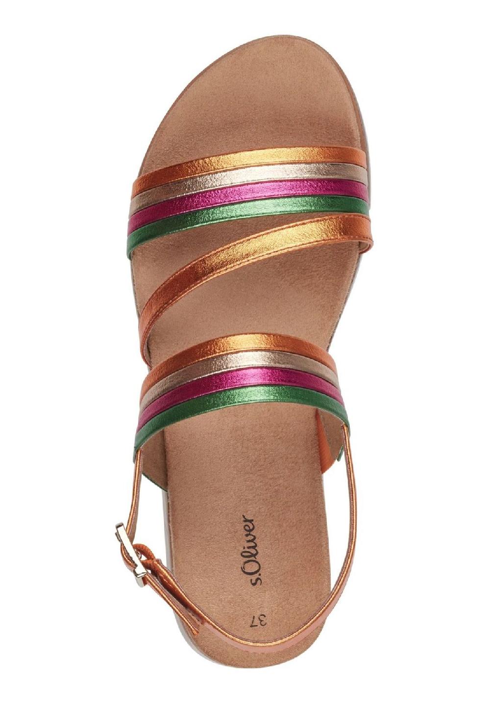 s.Oliver Lederimitat Sandalen Letzte 3 Tage