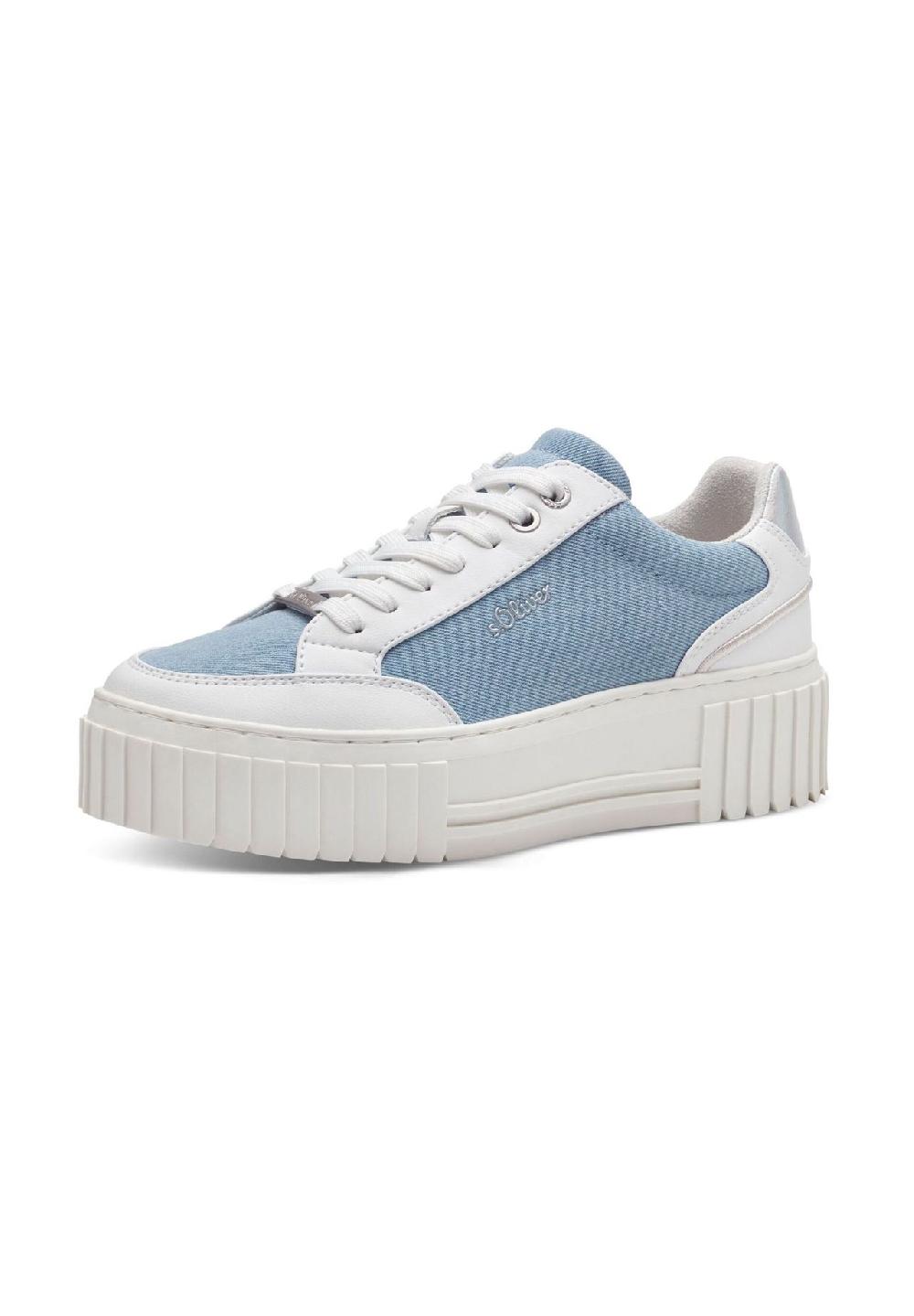 s.Oliver Lederimitat/Textil Sneaker JETZT KAUFEN