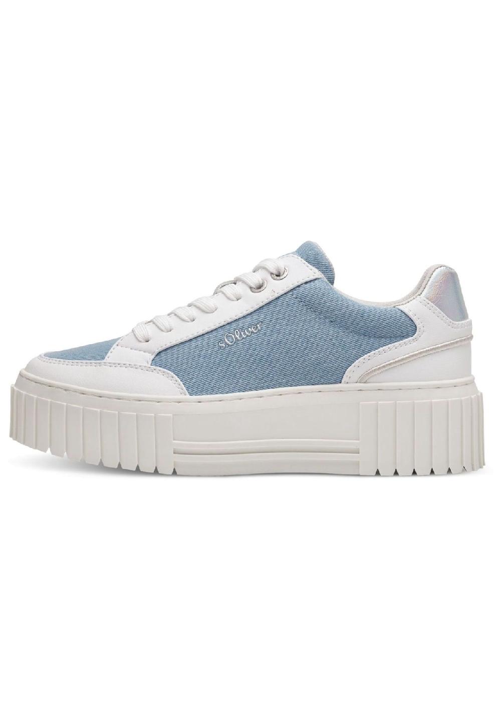 s.Oliver Lederimitat/Textil Sneaker JETZT KAUFEN