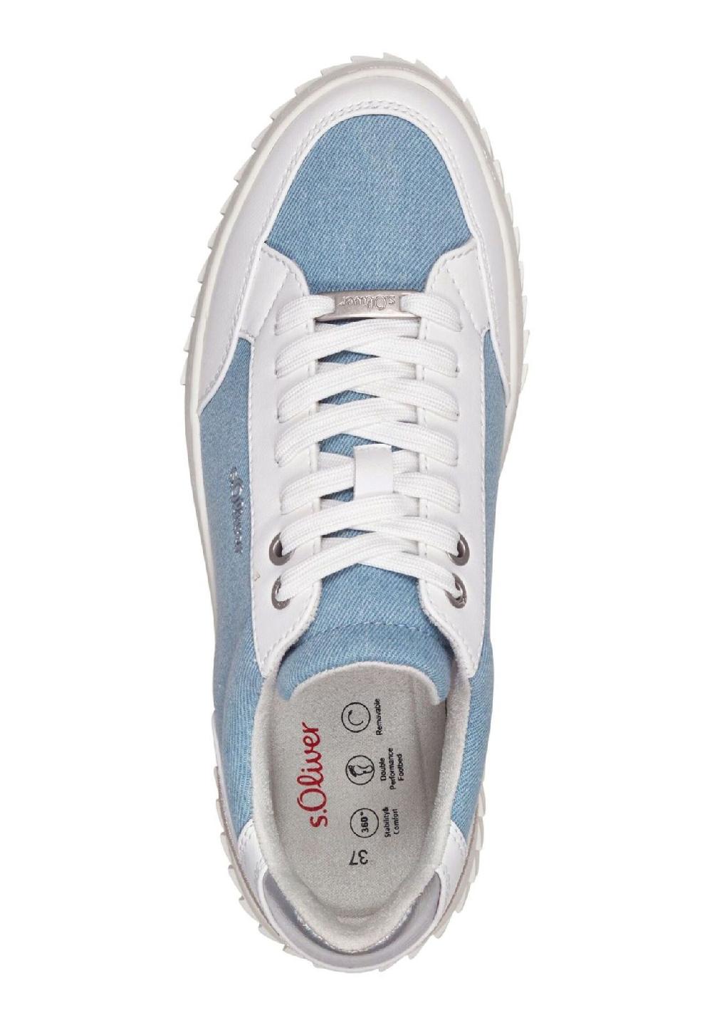 s.Oliver Lederimitat/Textil Sneaker JETZT KAUFEN
