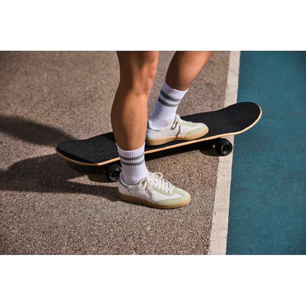 RIEKER Sport Sneaker »San Diego« Retro-Sneaker Freizeitschuh Halbschuh mit herausnehmbarem Fußbett ▷ für Auslauf