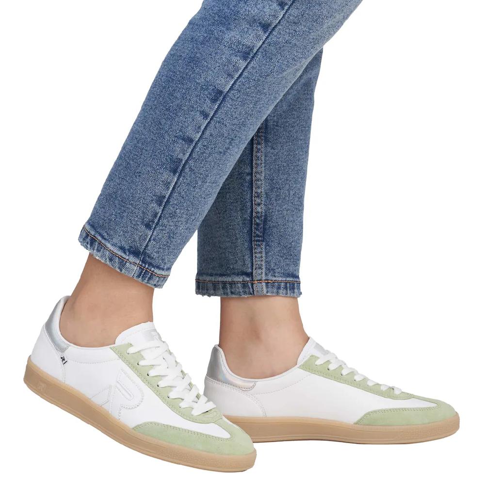 RIEKER Sport Sneaker »San Diego« Retro-Sneaker Freizeitschuh Halbschuh mit herausnehmbarem Fußbett ▷ für Auslauf
