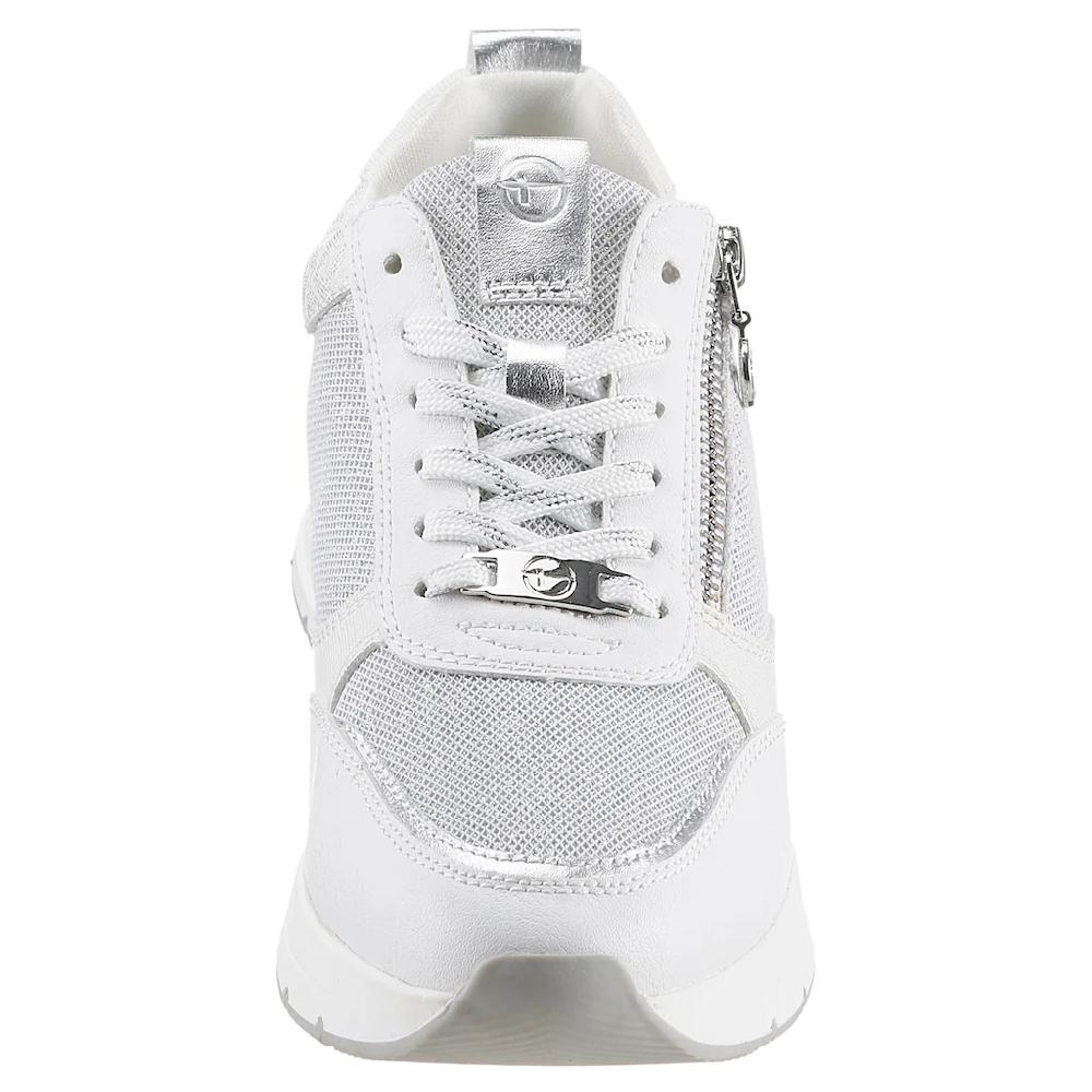 Tamaris Keilsneaker Freizeitschuh Halbschuh Schnürschuh mit praktischem Wechselfußbett bestellen Schlussverkauf