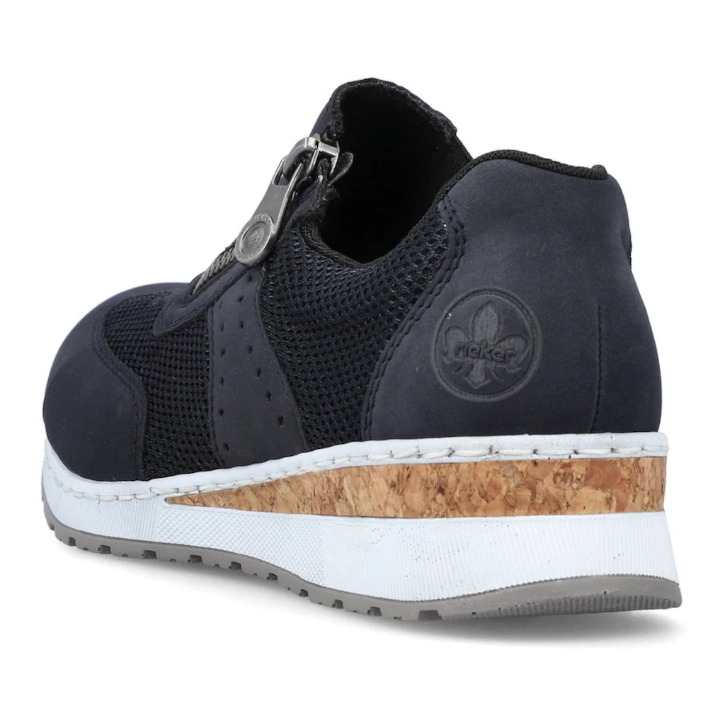 Rieker Slip-On Sneaker Slipper Schlupfschuh Freizeitschuh im Materialmix bestellen Weihnachtsangebot