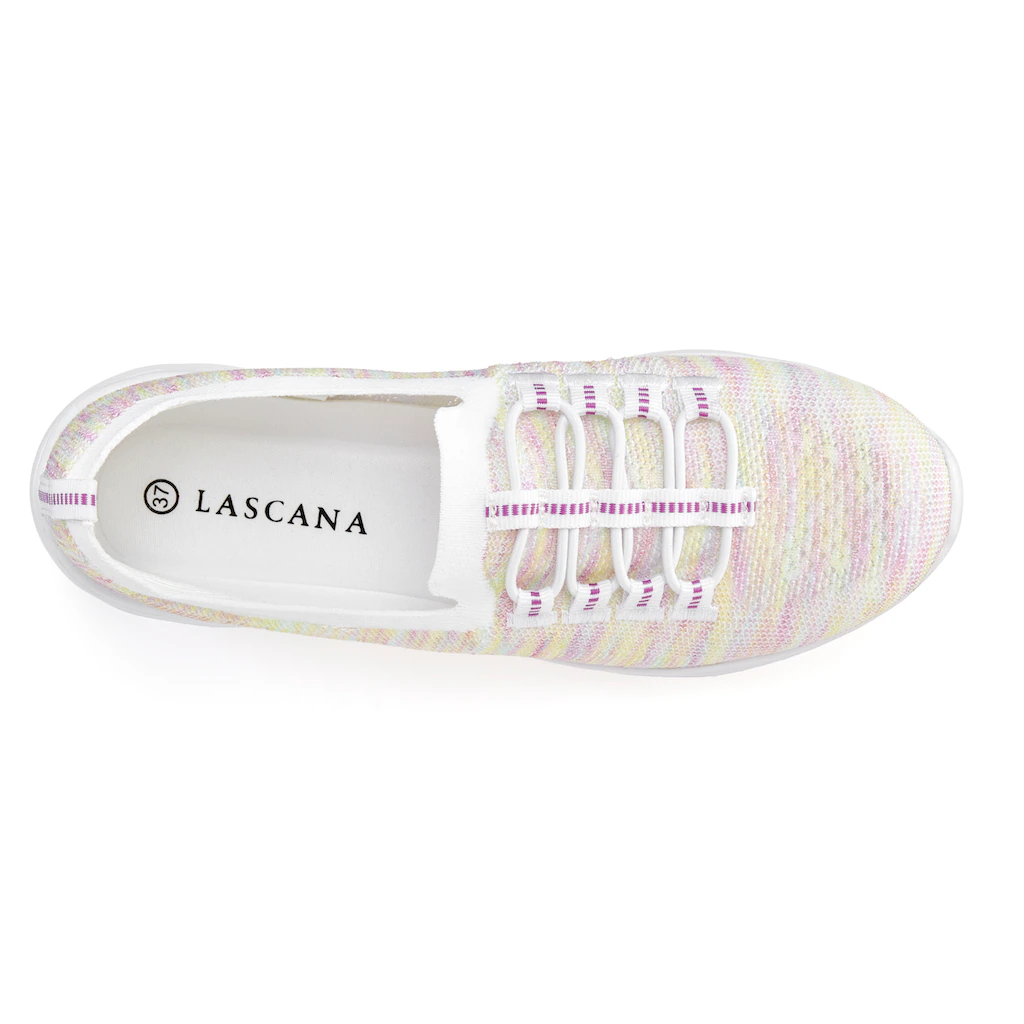 LASCANA Sneaker Slipper Halbschuh zum Reinschlüpfen leichtes Meshmaterial VEGAN Online Outlet