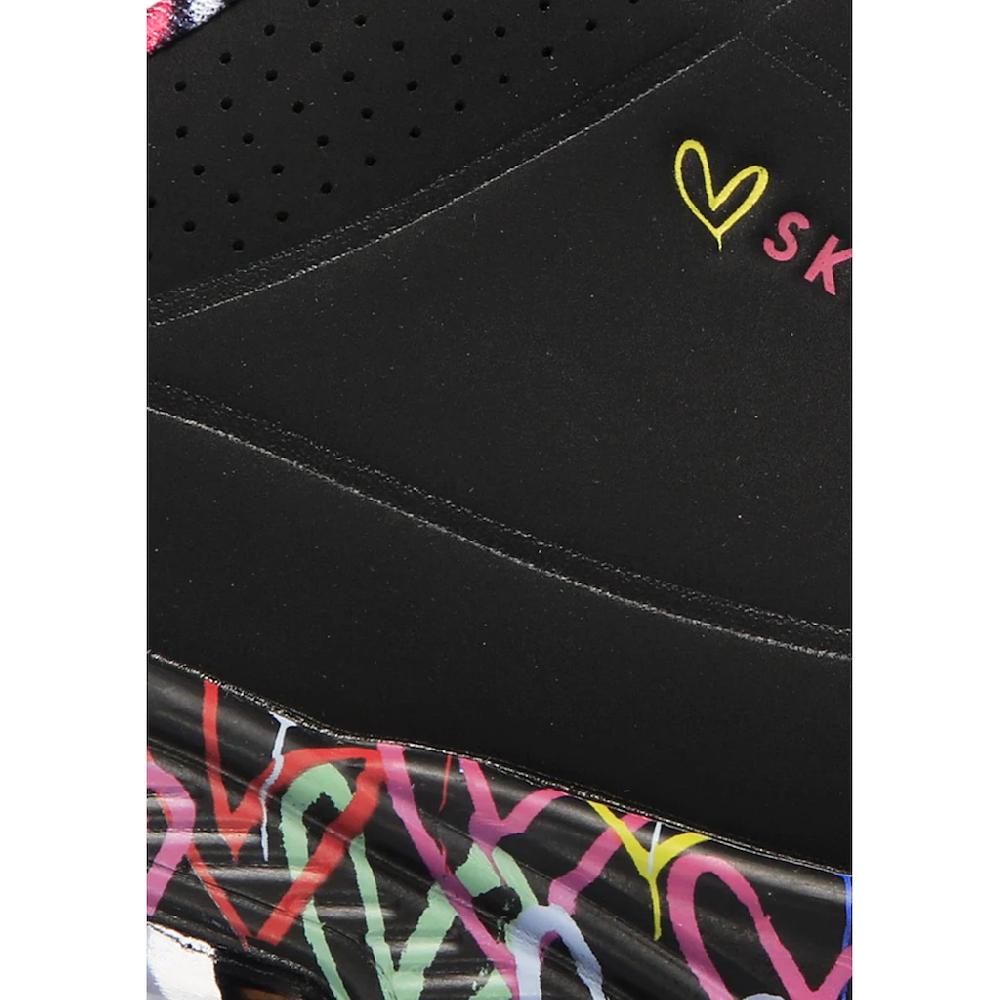Skechers Wedgesneaker »UNO-LOVING LOVE« Freizeitschuh Halbschuh Schnürschuh mit coolem Graffiti-Print bestellen VIP-Rabatte