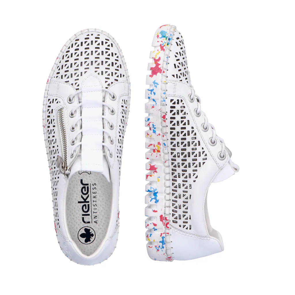 Rieker Slip-On Sneaker Halbschuh Freizeitschuh Schlupfschuh mit Gummizug bestellen Kostenlose Rückgabe