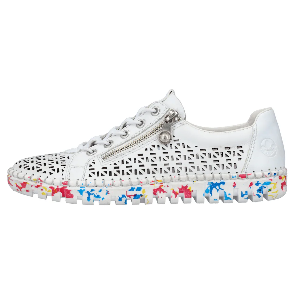 Rieker Slip-On Sneaker Halbschuh Freizeitschuh Schlupfschuh mit Gummizug bestellen Kostenlose Rückgabe